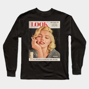 Marilyn Monroe Look Smoking Long Sleeve T-Shirt